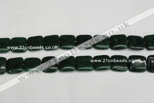 CCN3809 15.5 inches 20*20mm square candy jade beads wholesale