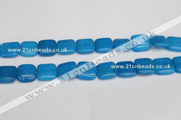 CCN3810 15.5 inches 20*20mm square candy jade beads wholesale