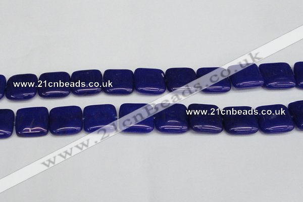 CCN3811 15.5 inches 20*20mm square candy jade beads wholesale