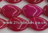 CCN3877 15.5 inches 15*20mm flat teardrop candy jade beads