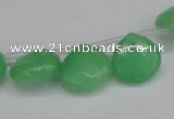 CCN3918 Top-drilled 13*13mm briolette candy jade beads wholesale