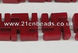 CCN3959 15.5 inches 20*20mm svastika candy jade beads wholesale