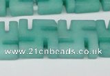 CCN3961 15.5 inches 20*20mm svastika candy jade beads wholesale