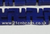 CCN3963 15.5 inches 20*20mm svastika candy jade beads wholesale