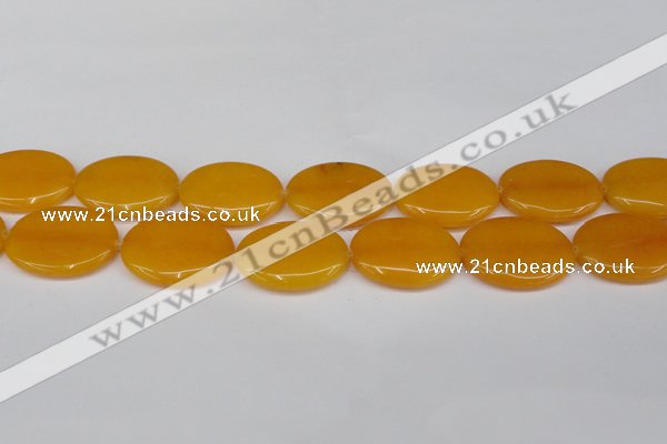 CCN3985 15.5 inches 30*40mm oval candy jade beads wholesale