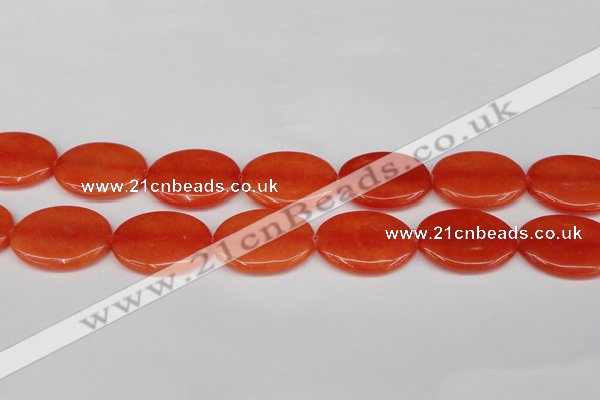 CCN3986 15.5 inches 30*40mm oval candy jade beads wholesale