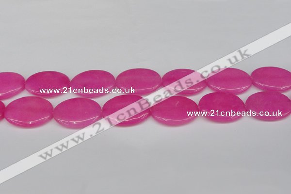 CCN3987 15.5 inches 30*40mm oval candy jade beads wholesale