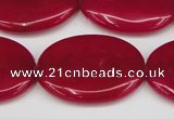 CCN3988 15.5 inches 30*40mm oval candy jade beads wholesale