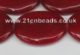 CCN3989 15.5 inches 30*40mm oval candy jade beads wholesale