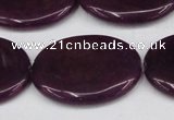 CCN3992 15.5 inches 30*40mm oval candy jade beads wholesale