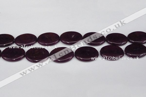 CCN3992 15.5 inches 30*40mm oval candy jade beads wholesale