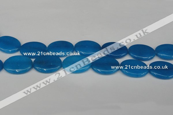 CCN3994 15.5 inches 30*40mm oval candy jade beads wholesale