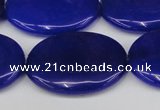 CCN3995 15.5 inches 30*40mm oval candy jade beads wholesale