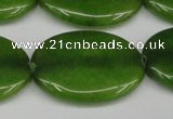 CCN3996 15.5 inches 30*40mm oval candy jade beads wholesale