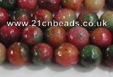 CCN4001 15 inches 6mm faceted round candy jade beads wholesale