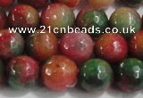 CCN4003 15 inches 10mm faceted round candy jade beads wholesale