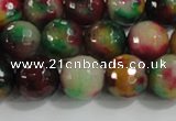 CCN4012 15 inches 10mm faceted round candy jade beads wholesale