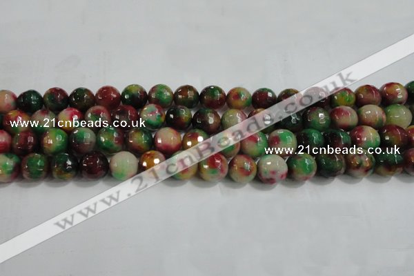 CCN4012 15 inches 10mm faceted round candy jade beads wholesale