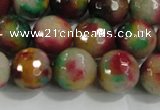 CCN4013 15 inches 12mm faceted round candy jade beads wholesale