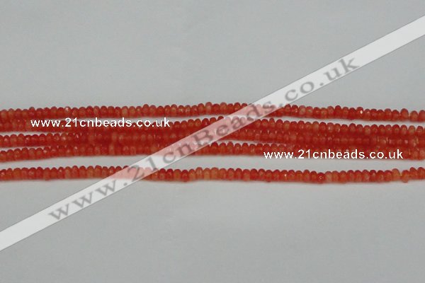 CCN4101 15.5 inches 2*4mm faceted rondelle candy jade beads