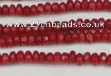 CCN4103 15.5 inches 2*4mm faceted rondelle candy jade beads