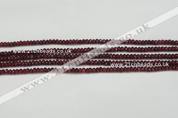 CCN4104 15.5 inches 2*4mm faceted rondelle candy jade beads