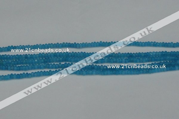 CCN4107 15.5 inches 2*4mm faceted rondelle candy jade beads