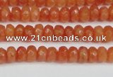 CCN4121 15.5 inches 4*6mm faceted rondelle candy jade beads