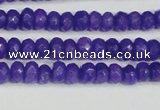 CCN4131 15.5 inches 4*6mm faceted rondelle candy jade beads