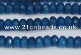 CCN4134 15.5 inches 4*6mm faceted rondelle candy jade beads