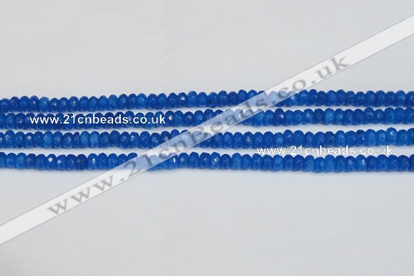 CCN4135 15.5 inches 4*6mm faceted rondelle candy jade beads