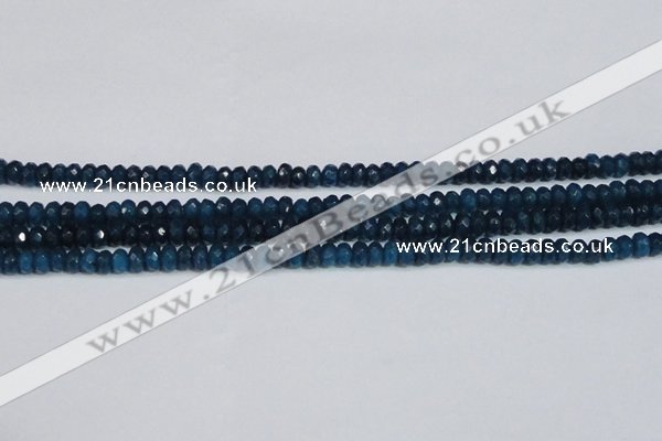 CCN4136 15.5 inches 4*6mm faceted rondelle candy jade beads
