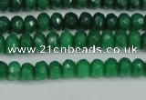 CCN4141 15.5 inches 4*6mm faceted rondelle candy jade beads