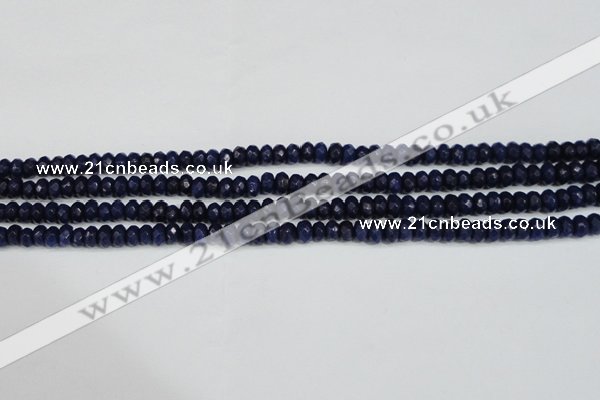 CCN4143 15.5 inches 4*6mm faceted rondelle candy jade beads