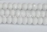 CCN4150 15.5 inches 5*8mm faceted rondelle candy jade beads