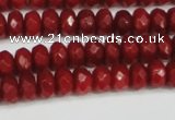 CCN4158 15.5 inches 5*8mm faceted rondelle candy jade beads