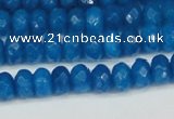 CCN4165 15.5 inches 5*8mm faceted rondelle candy jade beads