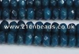 CCN4167 15.5 inches 5*8mm faceted rondelle candy jade beads