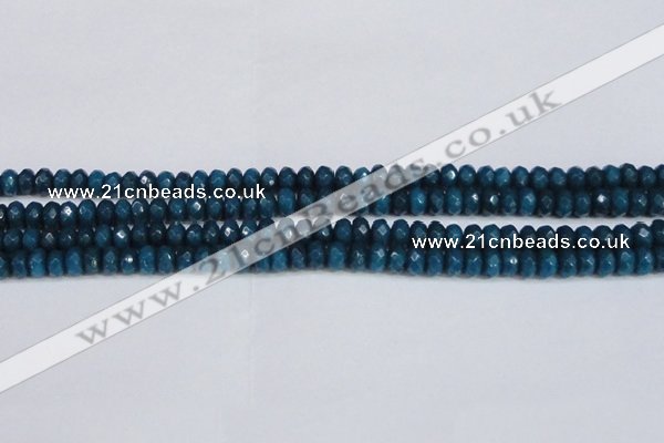 CCN4167 15.5 inches 5*8mm faceted rondelle candy jade beads