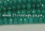 CCN4169 15.5 inches 5*8mm faceted rondelle candy jade beads