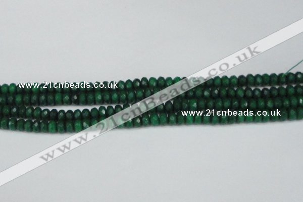 CCN4170 15.5 inches 5*8mm faceted rondelle candy jade beads