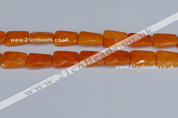 CCN4251 15.5 inches 18*25mm faceted trapezoid candy jade beads