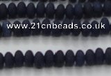 CCN4508 15.5 inches 3*5mm rondelle matte candy jade beads