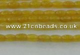 CCN4511 15.5 inches 3*5mm rice candy jade beads wholesale