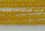 CCN4518 15.5 inches 4*6mm rice candy jade beads wholesale