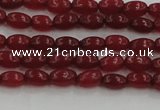 CCN4520 15.5 inches 4*6mm rice candy jade beads wholesale