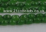 CCN4523 15.5 inches 4*6mm rice candy jade beads wholesale