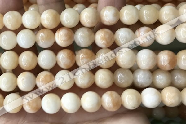 CCN5007 15.5 inches 8mm & 10mm round candy jade beads wholesale