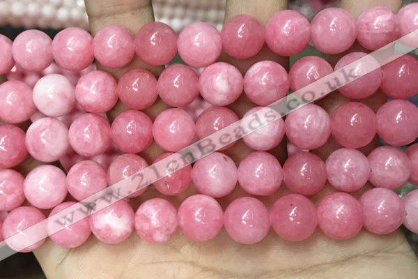 CCN5014 15.5 inches 8mm & 10mm round candy jade beads wholesale