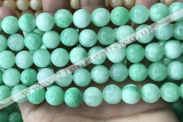 CCN5017 15.5 inches 8mm & 10mm round candy jade beads wholesale